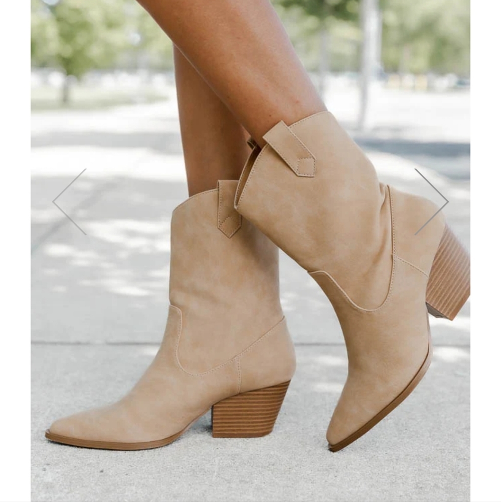 COPY - Tan western style boots